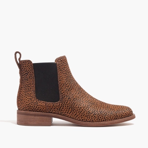 MADEWELL Ainsley Chelsea Boot in Spotted Calf Hair - Picture 2 of 16